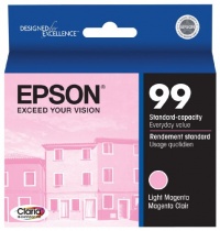 Epson Claria Hi-Definition 99 Standard-capacity Inkjet Cartridge Light Magenta T099620 Epson Claria Hi-Definition 99 Standard-capacity Inkjet Cartridge Light Magenta T099620