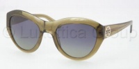Tory Burch 7037 Sunglasses 666 37 Olive Blue Green Polarized Tory Burch 7037 Sunglasses 666 37 Olive Blue Green Polarized
