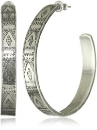 Low Luv by Erin Wasson Afghani Engraved Hoop Earrings Low Luv by Erin Wasson Afghani Engraved Hoop Earrings