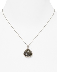 An elegant faceted labradorite pendant necklace from Coralia Leets. An elegant faceted labradorite pendant necklace from Coralia Leets.