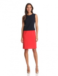 Evan Picone Women's Twofer Colorblock Dress Evan Picone Women's Twofer Colorblock Dress