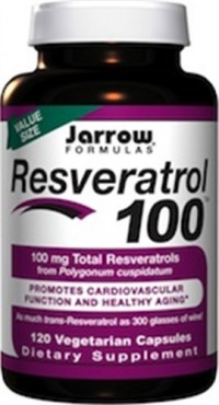 Jarrow Formulas Resveratrol 100, Value Size, 100 mg, 120 Vegetarian Capsules Jarrow Formulas Resveratrol 100, Value Size, 100 mg, 120 Vegetarian Capsules
