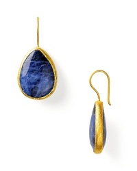 Coralia Leets' teardrop-shaped faceted stone earrings lend simple elegance to your look. Coralia Leets' teardrop-shaped faceted stone earrings lend simple elegance to your look.