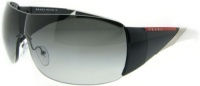 PRADA SPS 07H SPS07H 7RI-3M1 GUNMETAL PLASTIC GRAY GRADIENT LENS SHIELD SUNGLASSES SHADES PRADA SPS 07H SPS07H 7RI-3M1 GUNMETAL PLASTIC GRAY GRADIENT LENS SHIELD SUNGLASSES SHADES