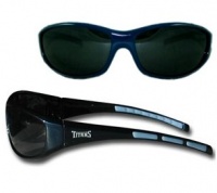 Tennessee Titans Sunglasses Plastic Screen Printed Team Logo Rubber Team Colored Accents Tennessee Titans Sunglasses Plastic Screen Printed Team Logo Rubber Team Colored Accents
