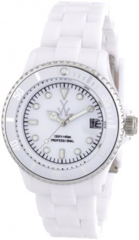 Toy Watch Men's FLS08WH Mini Plasteramic White Dial and Bracelet Watch