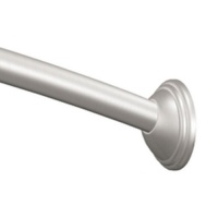 Moen DN2155BN Inspirations 5-Foot Decorative Curved Shower Rod, Brushed Nickel Moen DN2155BN Inspirations 5-Foot Decorative Curved Shower Rod, Brushed Nickel