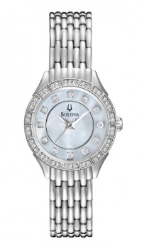 Bulova Women's 96L164 Crystal Accented Bracelet Watch Bulova Women's 96L164 Crystal Accented Bracelet Watch