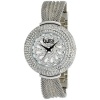 Burgi Women's BUR051SS Crystal Mesh Bracelet Watch