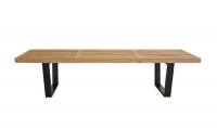 Baxton Studio Nelson Wooden Bench, Natural Baxton Studio Nelson Wooden Bench, Natural