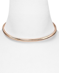 The collar necklace is this season's statement piece, and this Alexis Bittar piece tackles the trend with refined simplicity, finished in rose gold plated metal. The collar necklace is this season's statement piece, and this Alexis Bittar piece tackles the trend with refined simplicity, finished in rose gold plated metal.
