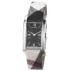 Burberry Women's BU1059 Heritage Black Dial Nova Check Strap Watch