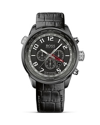 A luxe timepiece from HUGO BOSS featurring user-friendly world time calculation through a dedicated crown. The names of 24 major world cities are printed on the reflector ring for instantaneous world time calculation. A croc-embossed leather straps ensures a timeless finish. A luxe timepiece from HUGO BOSS featurring user-friendly world time calculation through a dedicated crown. The names of 24 major world cities are printed on the reflector ring for instantaneous world time calculation. A croc-embossed leather straps ensures a timeless finish.
