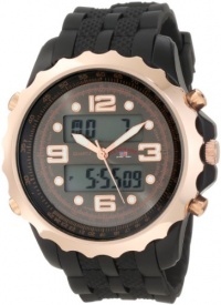 U.S. Polo Assn. Men's US9124 Black Rubber Strap Analog Digital Watch U.S. Polo Assn. Men's US9124 Black Rubber Strap Analog Digital Watch