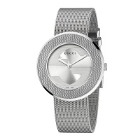 Gucci Women's YA129407 U-Play Medium Steel Mesh Watch Gucci Women's YA129407 U-Play Medium Steel Mesh Watch