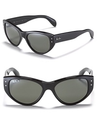 Retro-inspired cat eye sunglasses by Ray-Ban, one of the must-have accessories of the season. Retro-inspired cat eye sunglasses by Ray-Ban, one of the must-have accessories of the season.