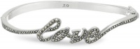 Judith Jack Reversibles Sterling Silver and Swarovski Marcasite Love Bangle Bracelet Judith Jack Reversibles Sterling Silver and Swarovski Marcasite Love Bangle Bracelet