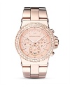 Set your wrist aglow with this ultra-luxe watch in the season's must-have rose-gold hue from iconic MICHAEL Michael Kors.