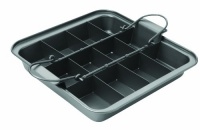 Chicago Metallic Slice Solutions Brownie Pan, 9-Inch by, 9-Inch by 2.75-Inch Chicago Metallic Slice Solutions Brownie Pan, 9-Inch by, 9-Inch by 2.75-Inch