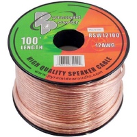 Pyramid RSW12100 12-Gauge 100-Foot Spool of High-Quality Speaker Zip Wire Pyramid RSW12100 12-Gauge 100-Foot Spool of High-Quality Speaker Zip Wire