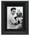 Malden Black Bead Fashion Wood Frame, 5 by 7-Inch