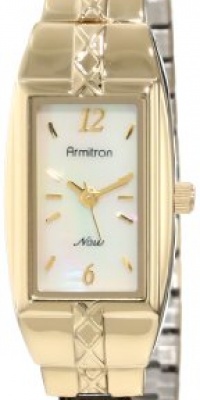 Armitron Women's 753414MPGP Gold-Tone NOW Mother-of-Pearl Dial Expansion Band Watch Armitron Women's 753414MPGP Gold-Tone NOW Mother-of-Pearl Dial Expansion Band Watch