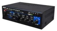 Pyle Home PTAU45 Mini 2x120 Watt Stereo Power Amplifier with USB/CD/AUX Inputs Pyle Home PTAU45 Mini 2x120 Watt Stereo Power Amplifier with USB/CD/AUX Inputs