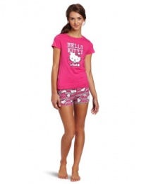 Hello Kitty Juniors Stripe Short Set Hello Kitty Juniors Stripe Short Set