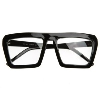 Fashion Frame Flat Top Blaster Frame Wayfarers Style Eyewear Clear Lens Glasses Fashion Frame Flat Top Blaster Frame Wayfarers Style Eyewear Clear Lens Glasses