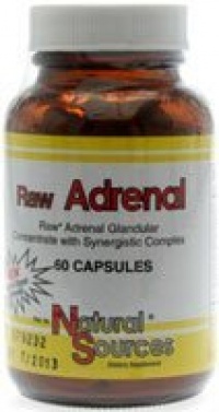 Natural Sources - Raw Adrenal, 60 capsules Natural Sources - Raw Adrenal, 60 capsules