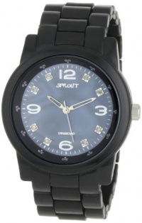 Sprout Women's ST5007JMBK Eco-Friendly Diamond Dial Black Corn Resin Bracelet Watch Sprout Women's ST5007JMBK Eco-Friendly Diamond Dial Black Corn Resin Bracelet Watch