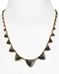 House of Harlow 1960's pyramid necklace lets you accessorize like an Egyptian, with a modern edge. Style the Cleopatra-inspired collar with bohemian basics. House of Harlow 1960's pyramid necklace lets you accessorize like an Egyptian, with a modern edge. Style the Cleopatra-inspired collar with bohemian basics.