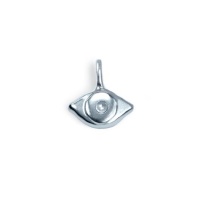 Alex Woo Mini Additions Sterling Silver Evil Eye Charm Alex Woo Mini Additions Sterling Silver Evil Eye Charm