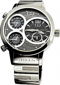 Curtis & Co. 2013 Big Time World Stainless Steel Grey Dial Swiss Made Numbered Limited Edition Watch Curtis & Co. 2013 Big Time World Stainless Steel Grey Dial Swiss Made Numbered Limited Edition Watch