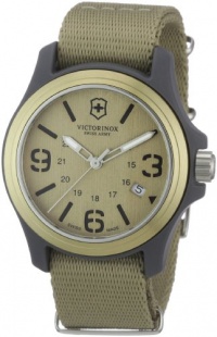 Victorinox Swiss Army Men's 241516 Original Tan Dial and Strap Watch Watch Victorinox Swiss Army Men's 241516 Original Tan Dial and Strap Watch Watch