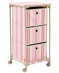 Ready to kid around! Designed for the little world of your little one, this storage unit features 3 deep, durable drawers that make space for toys, school supplies, toiletries and so much more. Set on rolling casters for easy mobility and a convenience that keeps up with the busiest mess-maker. Ready to kid around! Designed for the little world of your little one, this storage unit features 3 deep, durable drawers that make space for toys, school supplies, toiletries and so much more. Set on rolling casters for easy mobility and a convenience that keeps up with the busiest mess-maker.