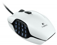 Logitech G600 MMO Gaming Mouse, White (910-002871) Logitech G600 MMO Gaming Mouse, White (910-002871)