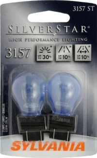 Sylvania 3157 ST SilverStar High Performance Halogen Miniature Lamp, (Pack of 2) Sylvania 3157 ST SilverStar High Performance Halogen Miniature Lamp, (Pack of 2)