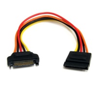 StarTech.com SATAPOWEXT8 8-Inch 15 Pin SATA Power Extension Cable StarTech.com SATAPOWEXT8 8-Inch 15 Pin SATA Power Extension Cable