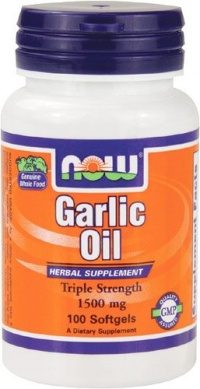 Now Foods Garlic Oil,Triple Strength,1500mg , Soft-gels, 100-Count Now Foods Garlic Oil,Triple Strength,1500mg , Soft-gels, 100-Count