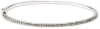 Judith Jack Sterling Silver Marcasite Pave Hinged Bangle Bracelet Judith Jack Sterling Silver Marcasite Pave Hinged Bangle Bracelet