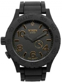 Nixon The Rubber 51-30 Watch - Men's ( Matte Black/Gold ) Nixon The Rubber 51-30 Watch - Men's ( Matte Black/Gold )