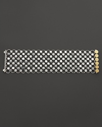 John Hardy's classic dot link bracelet lends timeless style in sterling silver. John Hardy's classic dot link bracelet lends timeless style in sterling silver.
