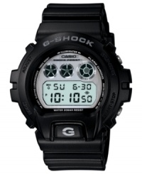 With a classic digital design, this versatile G-shock watch adds a retro vibe to your look. With a classic digital design, this versatile G-shock watch adds a retro vibe to your look.