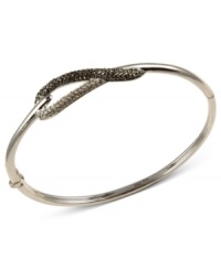 A dazzling display. Judith Jack's bangle bracelet is crafted from 14k gold over sterling silver with a marcasite (1-1/10 ct. t.w.) adorned with crystals (1/2 ct. t.w.) for a stunning look. Approximate diameter: 2-1/5 inches. A dazzling display. Judith Jack's bangle bracelet is crafted from 14k gold over sterling silver with a marcasite (1-1/10 ct. t.w.) adorned with crystals (1/2 ct. t.w.) for a stunning look. Approximate diameter: 2-1/5 inches.