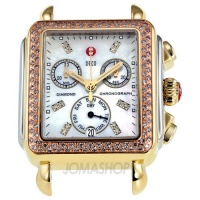 Michele Deco Chronograph Tri-Tone Ladies Watch MW06P01G8046 Michele Deco Chronograph Tri-Tone Ladies Watch MW06P01G8046