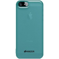 Amzer Soft Gel TPU Gloss Skin Fit Case Cover for Apple iPhone 5 (Fits All Carriers) - 1 Pack - Skin - Retail Packaging - Translucent Blue Amzer Soft Gel TPU Gloss Skin Fit Case Cover for Apple iPhone 5 (Fits All Carriers) - 1 Pack - Skin - Retail Packaging - Translucent Blue