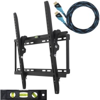 Cheetah Mounts APTMSB Flat Screen TV Wall Mount Bracket Designed for 32-55 Plasma LED LCD TV (Actually Fits 20-55 TVs) Includes Free 10' Braided High Speed HDMI Cable With Ethernet Cheetah Mounts APTMSB Flat Screen TV Wall Mount Bracket Designed for 32-55 Plasma LED LCD TV (Actually Fits 20-55 TVs) Includes Free 10' Braided High Speed HDMI Cable With Ethernet