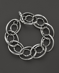 John Hardy's luxe link bracelet lends timeless style in sterling silver. John Hardy's luxe link bracelet lends timeless style in sterling silver.