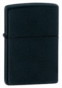 Zippo Regular Lighter, Black Matte, 1.5 x .5 x 2.25-Inch Zippo Regular Lighter, Black Matte, 1.5 x .5 x 2.25-Inch